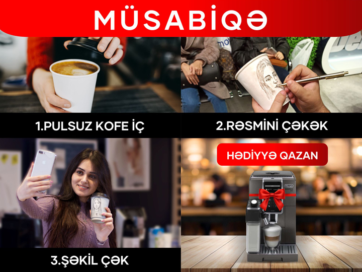 “Kontakt Home”da pulsuz kofe için və 2400 AZN-lik hədiyyə qazanın – FOTO