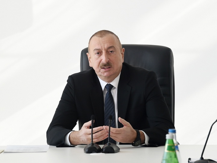 Президент Ильхам Алиев: обстрел Гянджи велся из Варденисского района Армении