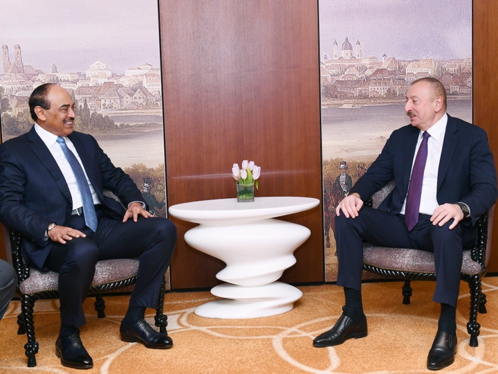 Президент Ильхам Алиев встретился в Мюнхене с премьер-министром Кувейта - ФОТО