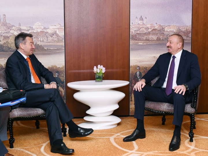 Президент Ильхам Алиев встретился в Мюнхене с президентом МККК - ФОТО