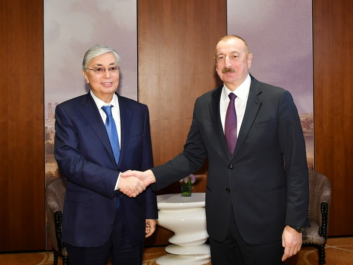 В Мюнхене состоялась встреча президентов Азербайджана и Казахстана - ФОТО
