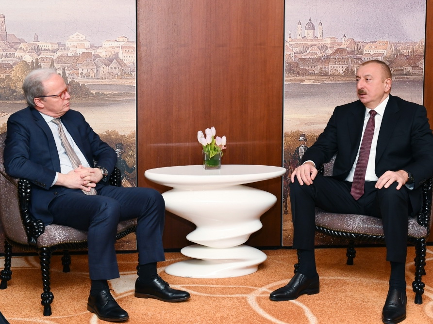 В Мюнхене состоялась встреча Президента Азербайджана с исполнительным директором Всемирного банка - ФОТО