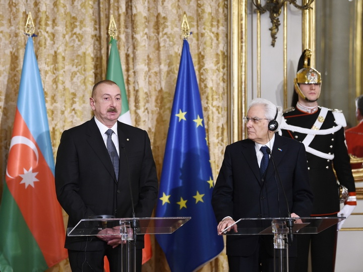 Президент Ильхам Алиев: Италия и Азербайджан являются очень близкими друг другу дружественными странами - ФОТО