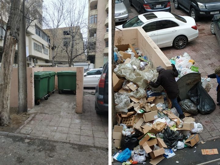 Двор в центре Баку «спасен» от мусора: ИВ отреагировала на публикацию 1news.az  – ФОТО