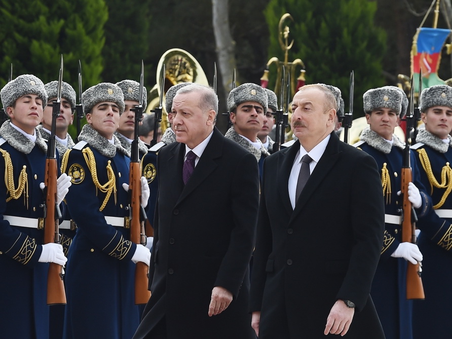 Состоялась церемония официальной встречи Президента Турции - ФОТО