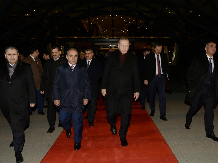 Завершился визит Президента Турции в Азербайджан - ФОТО