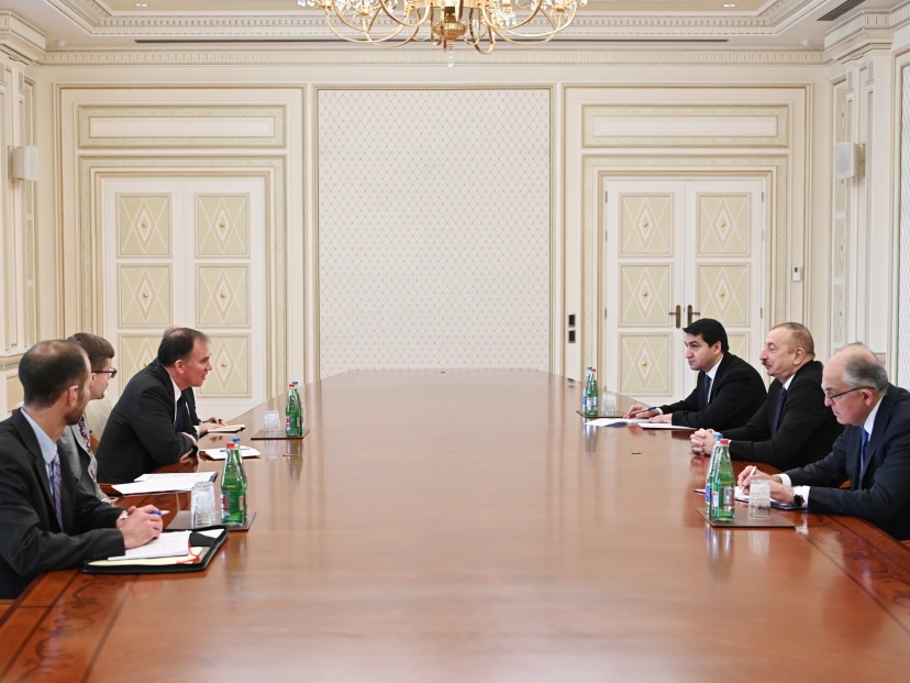 Ильхам Алиев принял советника заместителя госсекретаря США - ФОТО