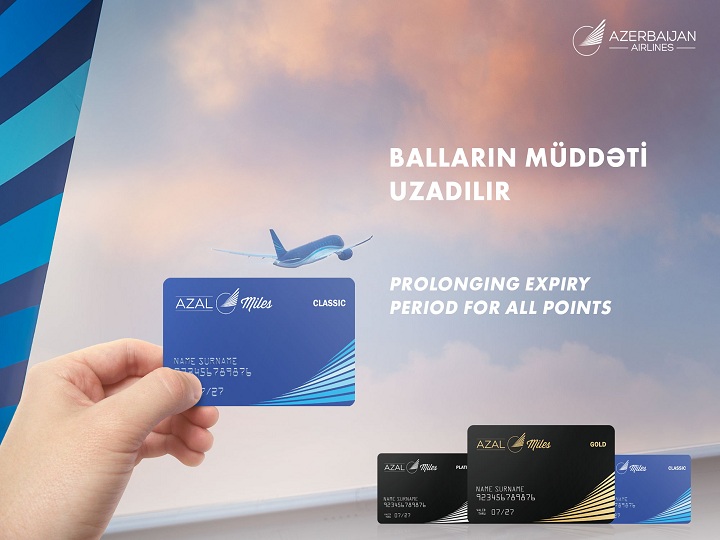 Koronavirusla əlaqədar “AZAL-Miles” iştirakçılarının bonus xallarının etibarlılıq müddəti uzadılacaq