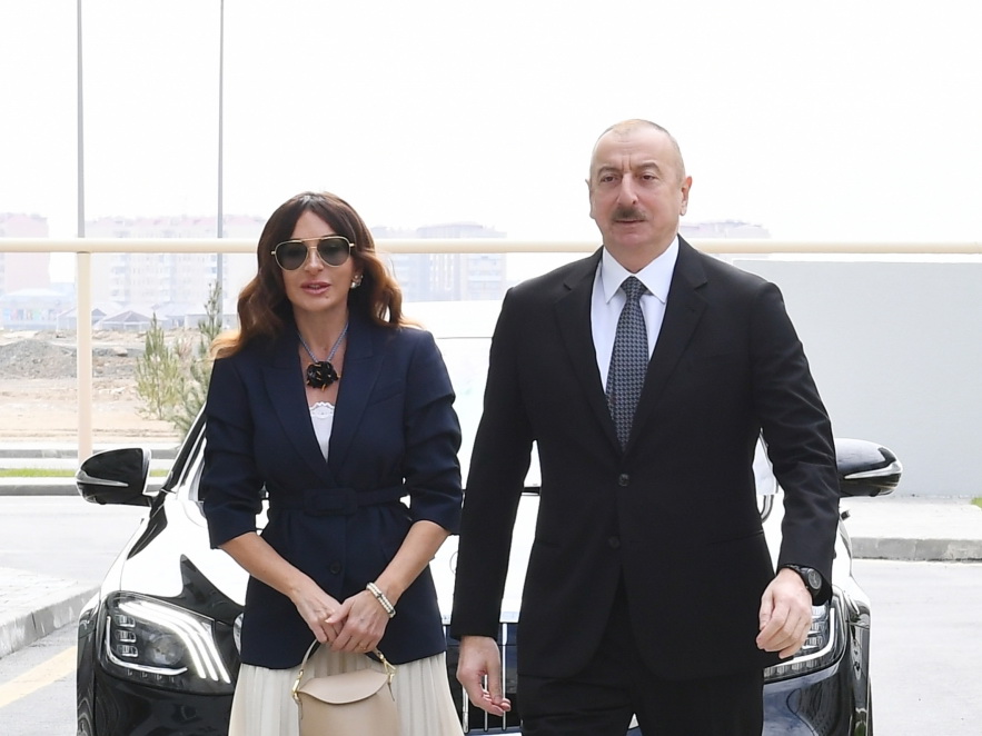 Президент Ильхам Алиев принял участие в открытии жилого комплекса в Говсане – ФОТО - ВИДЕО
