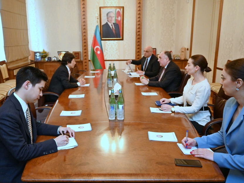 Эльмар Мамедъяров принял посла Японии в связи с завершением дипмиссии в Азербайджане
