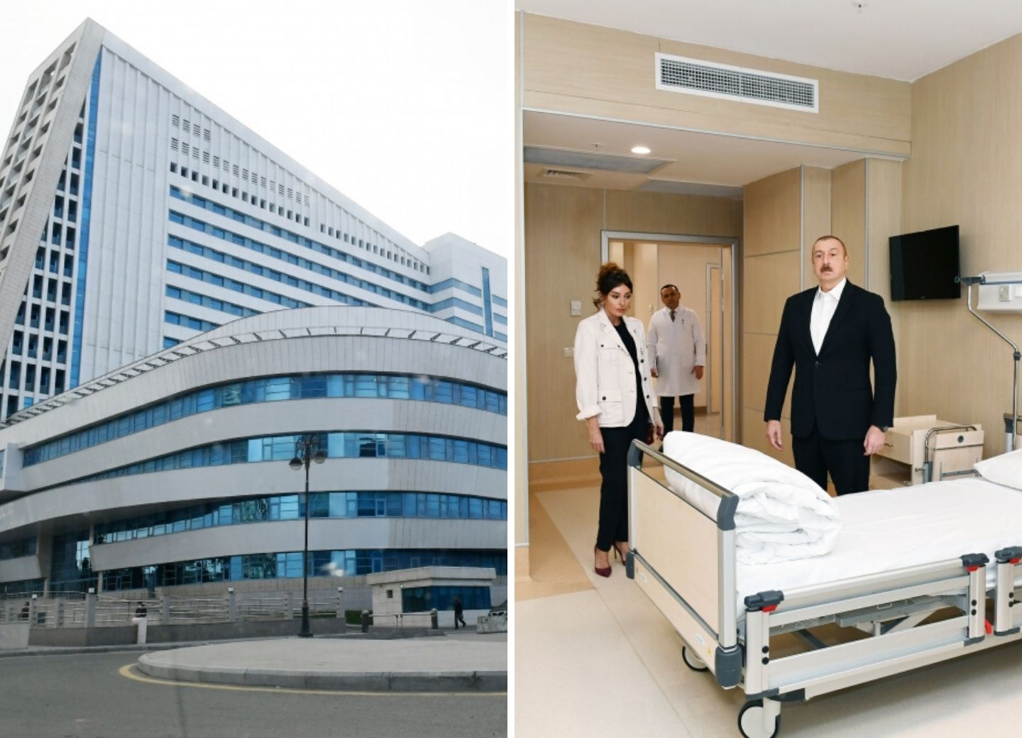 Президент Ильхам Алиев принял участие в открытии медицинского учреждения Yeni klinika в Баку - ФОТО