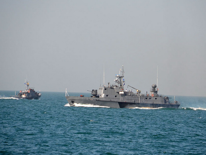 Военно-морские силы Азербайджана провели тактическое учение – ФОТО – ВИДЕО