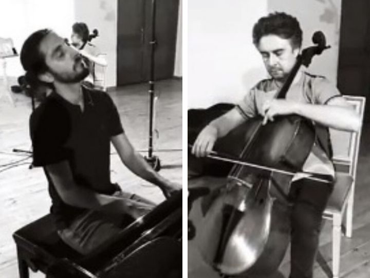 «Sarı gəlin» в исполнении Исфара Сарабского и Алексея Милтых прозвучала в пустом зале  филармонии – ВИДЕО