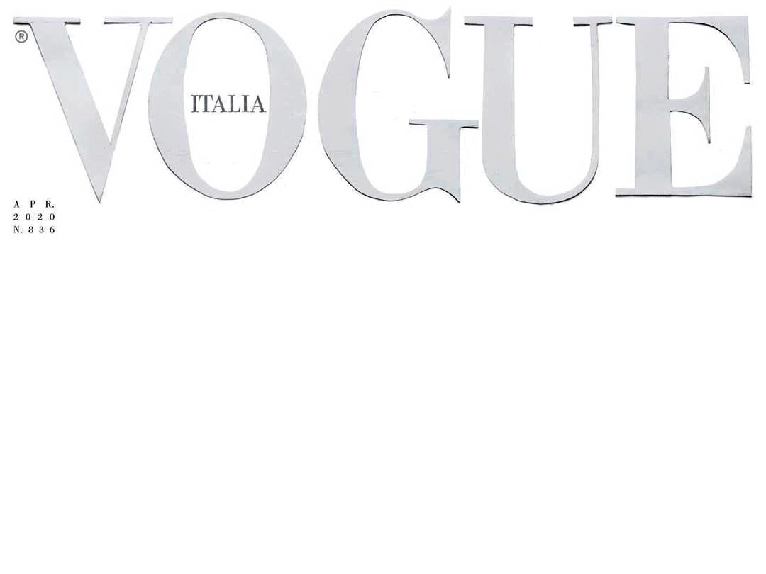 В знак уважения к врачам итальянский Vogue впервые в истории выйдет с белой обложкой – ФОТО