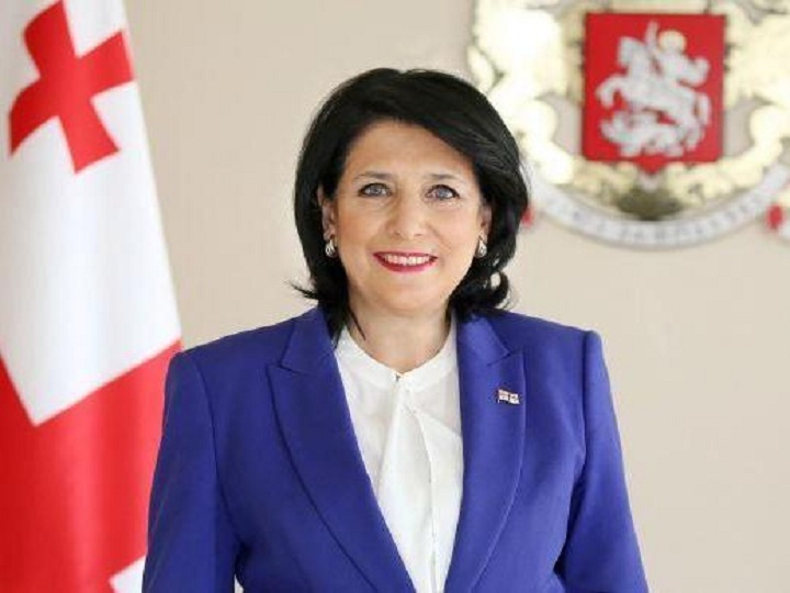 Gürcüstan Prezidenti dəstək üçün Azərbaycan Prezidentinə və xalqına təşəkkürünü bildirib