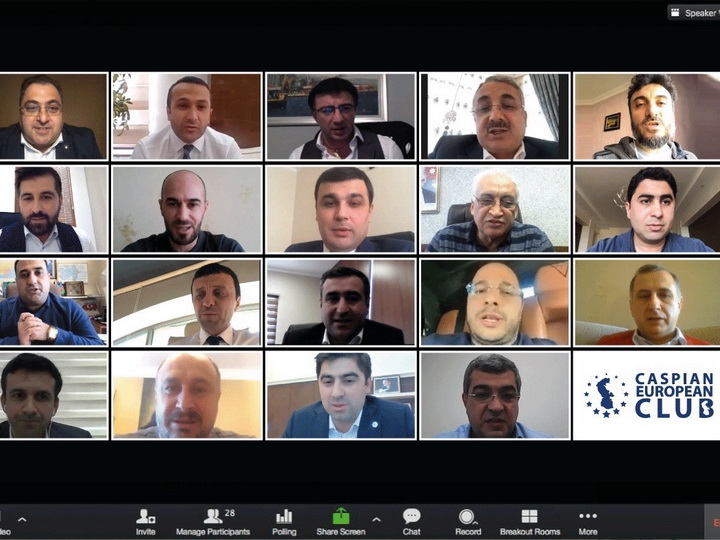 Caspian European Club-un ilk ümumi onlayn iclası keçirilib – VİDEO