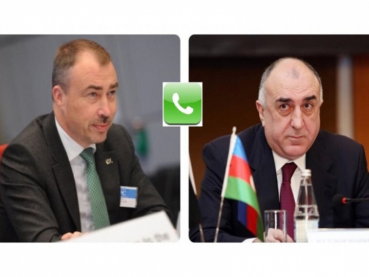 Elmar Məmmədyarovun Aİ-nin Cənubi Qafqaz üzrə xüsusi nümayəndəsi ilə telefon danışığı olub
