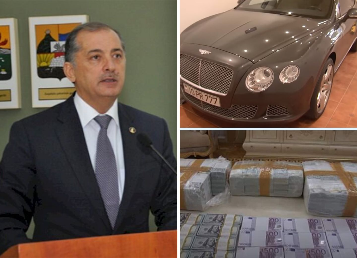 Пачки денег, Bentley и Range Rover: Что обнаружено в доме арестованного Вильяма Гаджиева - ВИДЕО