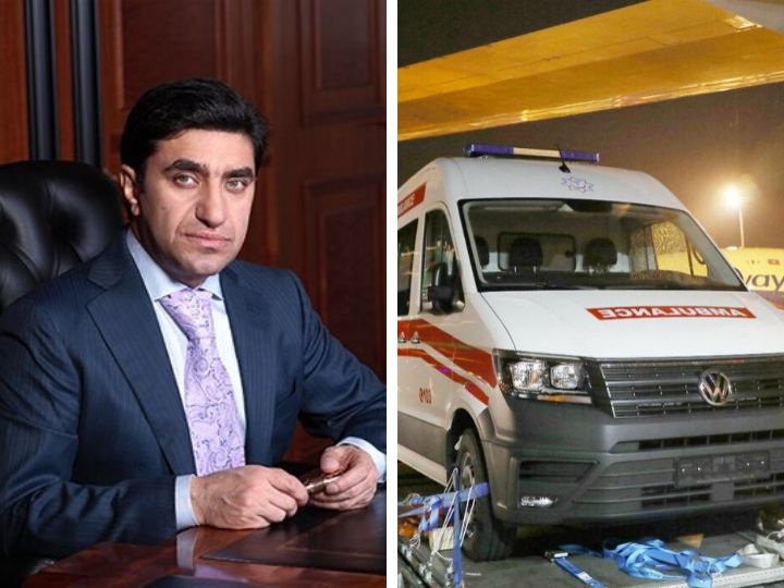 Год Нисанов отправил в Азербайджан 10 машин скорой помощи - ФОТО