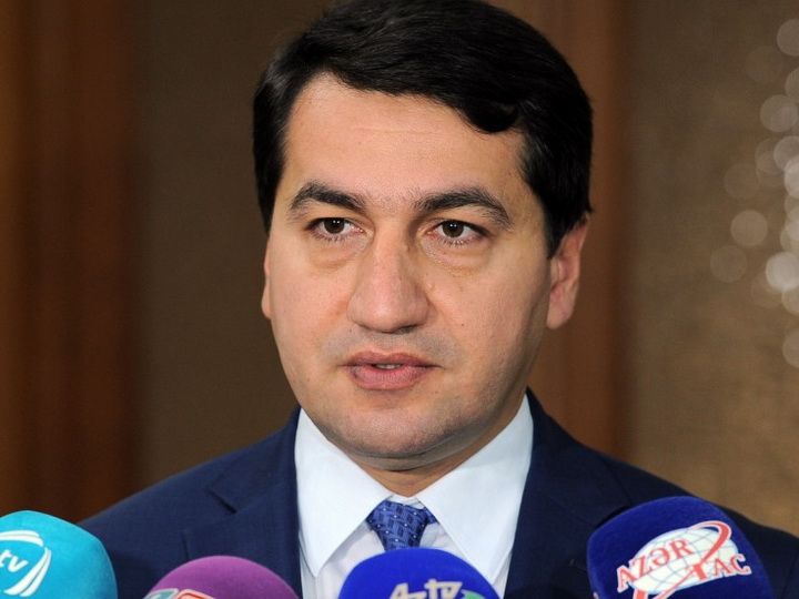 Hikmət Hacıyev: Ermənistan aqressiv ritorikası ilə ATƏT Minsk qrupunun həmsədrlərinin fəaliyyətinə zərbə vurur
