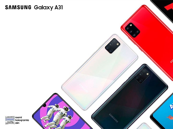 Samsung Galaxy A31 - daha sürətli, daha maraqlı və daha yaxşı! - FOTO