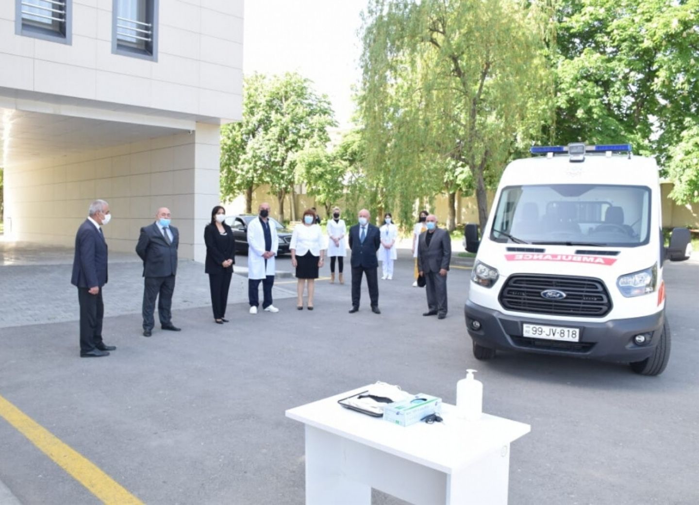 Губинской районной центральной больнице передан новый автомобиль скорой медицинской помощи - ФОТО