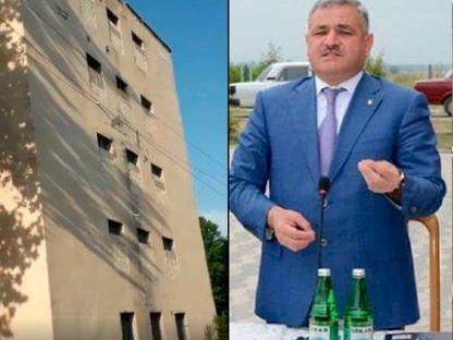 СМИ: Глава ИВ одного из районов Азербайджана поручил замуровать окна лицея, выходящие на его виллу - ВИДЕО