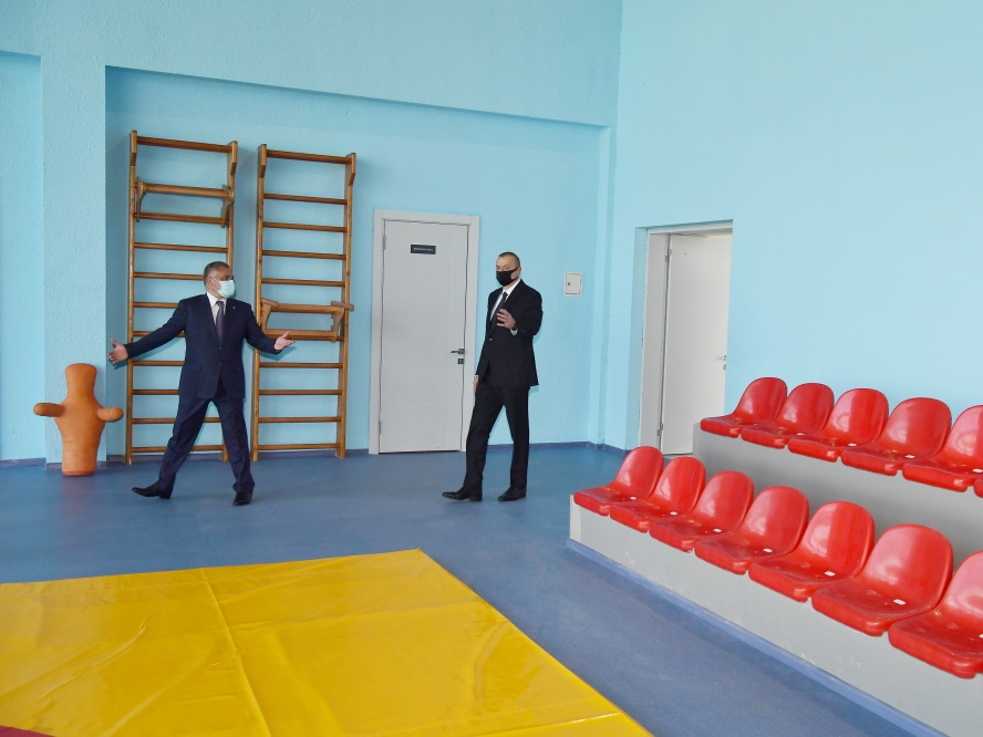 Ильхам Алиев принял участие в открытии Тертерского олимпийского спорткомплекса - ФОТО