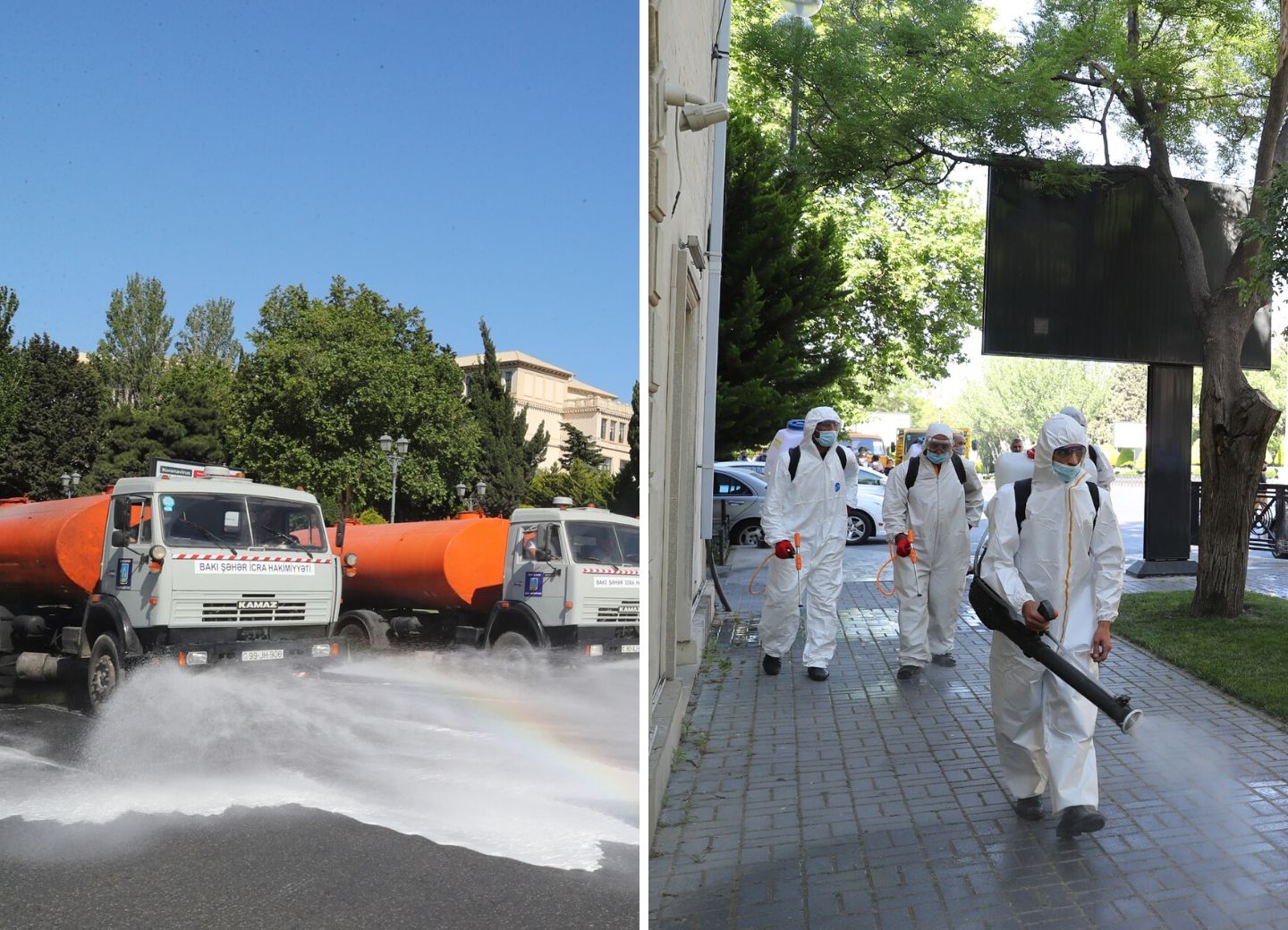 В Баку проведены работы по дезинфекции – ФОТО