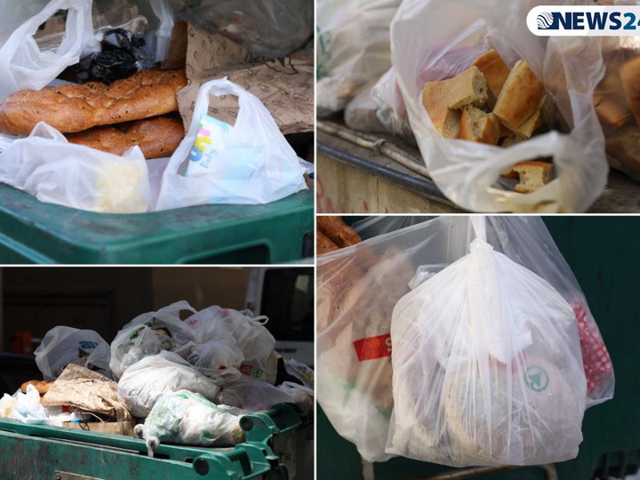 Хлеб на мусорке: итоги ажиотажа перед жестким карантином – ФОТО
