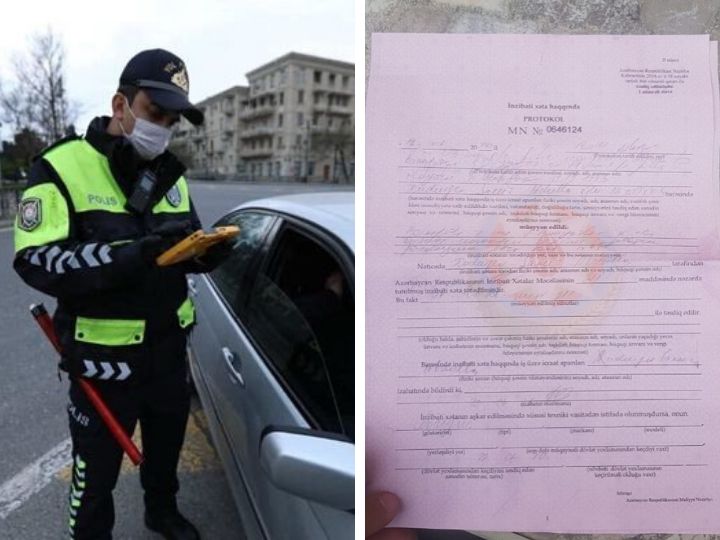 В Баку ошибочно был выписан штраф гражданину, получившему разрешение через приложение «E-Təbib» - ФОТО