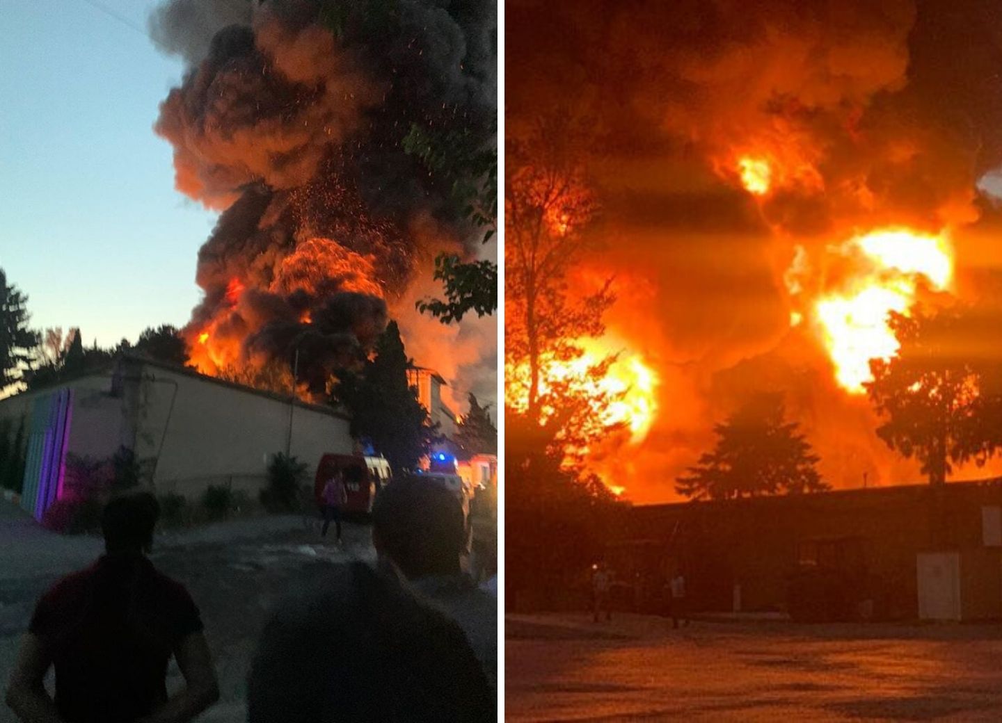 Пожар на лакокрасочном заводе Баку полностью потушен – ФОТО – ВИДЕО – ОБНОВЛЕНО