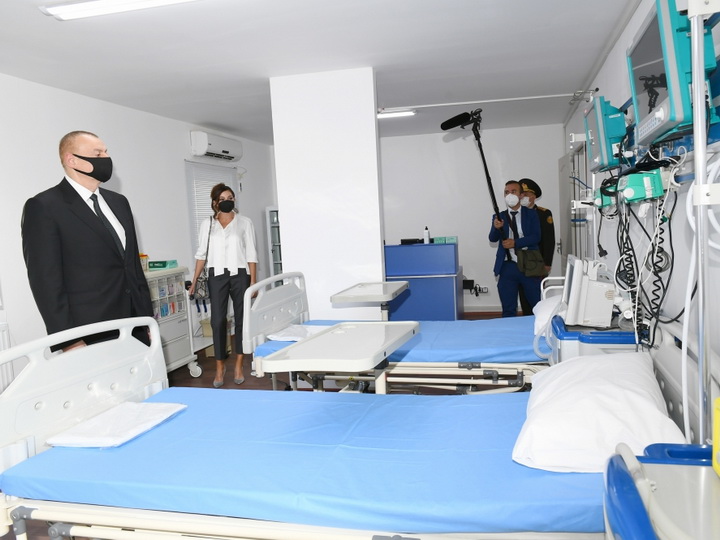 Ильхам Алиев и Мехрибан Алиева открыли в Баку госпиталь модульного типа - ФОТО