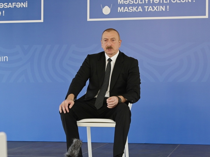 Президент Ильхам Алиев: «Азербайджан ожидает от МГ ОБСЕ конкретных заявлений»