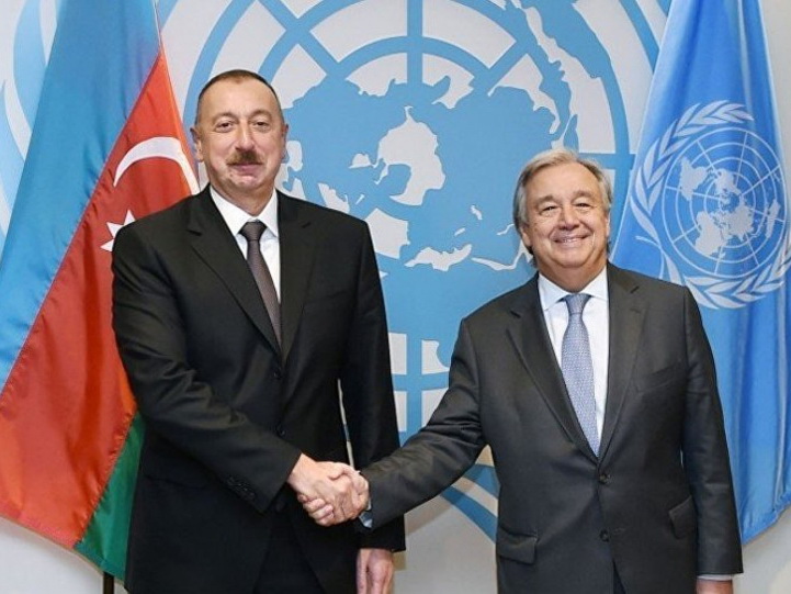Ильхам Алиев и Антониу Гутерриш обсудили проведение спецсессии ООН, посвященной COVID-19