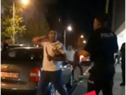 В Баку арестован нарушитель карантина, бросавшийся с ножом на полицейских – ВИДЕО