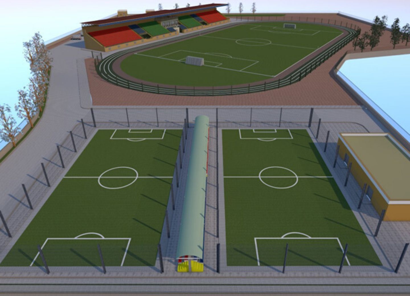 АФФА строит новый стадион в Шамахе - ФОТО 