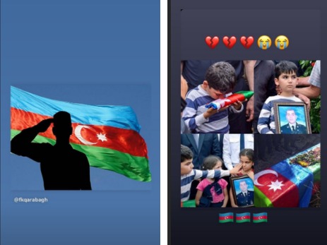 Иностранные футболисты поддержали Азербайджан – ФОТО