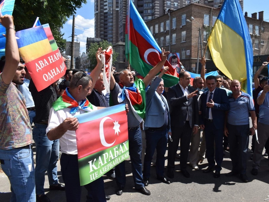 Акция в Киеве: Карабах – это Азербайджан! - ФОТО