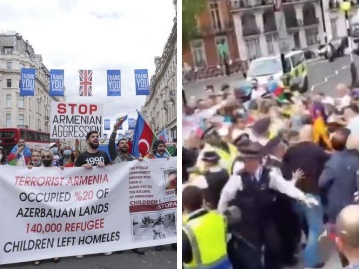 Армянская провокация на митинге протеста в Лондоне провалилась – ФОТО – ВИДЕО