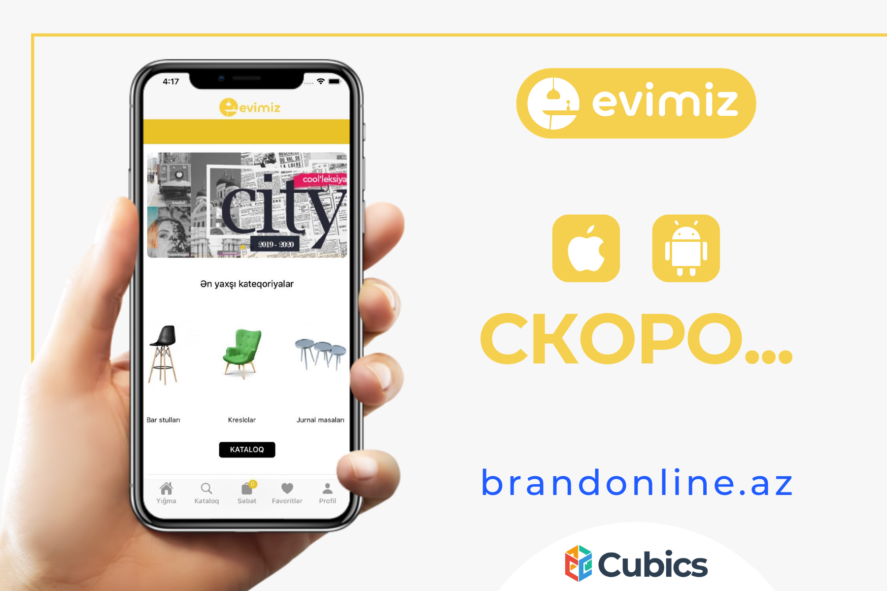 Evimiz и CUBICS договорились о создании онлайн-магазина товаров для дома на технологии Brandonline!