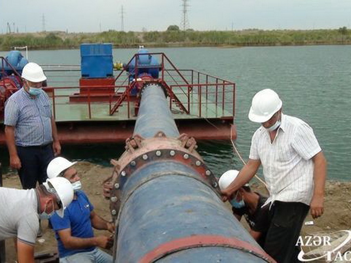 Начата перекачка воды из имишлинских озер в канал Баш Муган - ФОТО