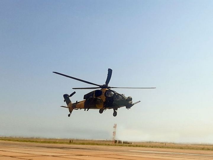 “TurAz Qartalı - 2020” təlimlərinə döyüş helikopterləri də cəlb edilib - FOTO