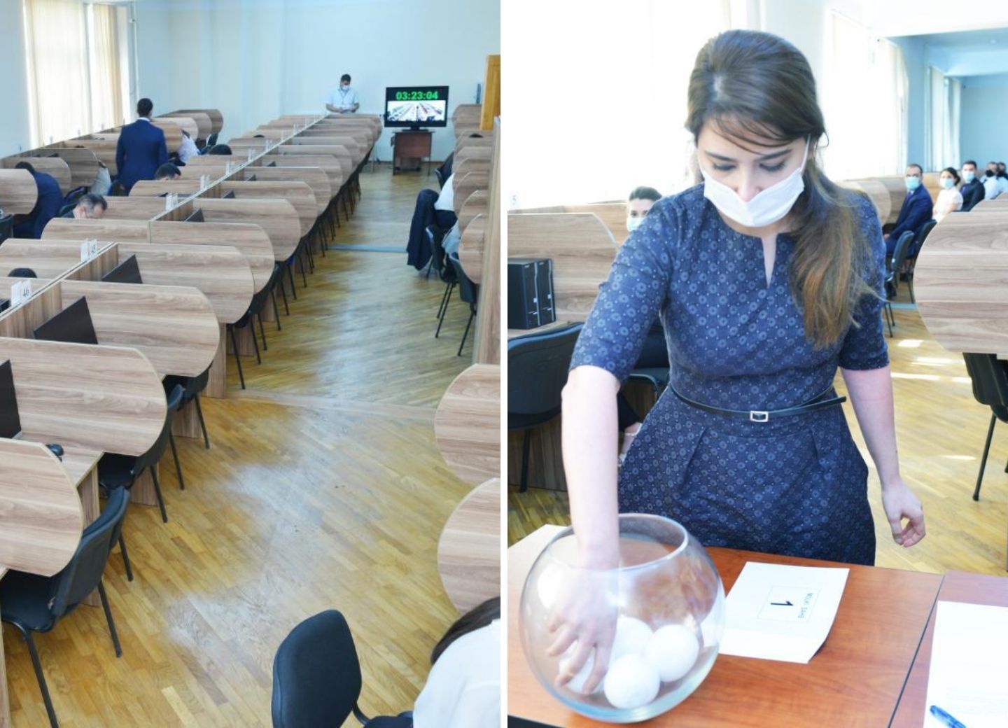 Проведен письменный экзамен для кандидатов в судьи - ФОТО