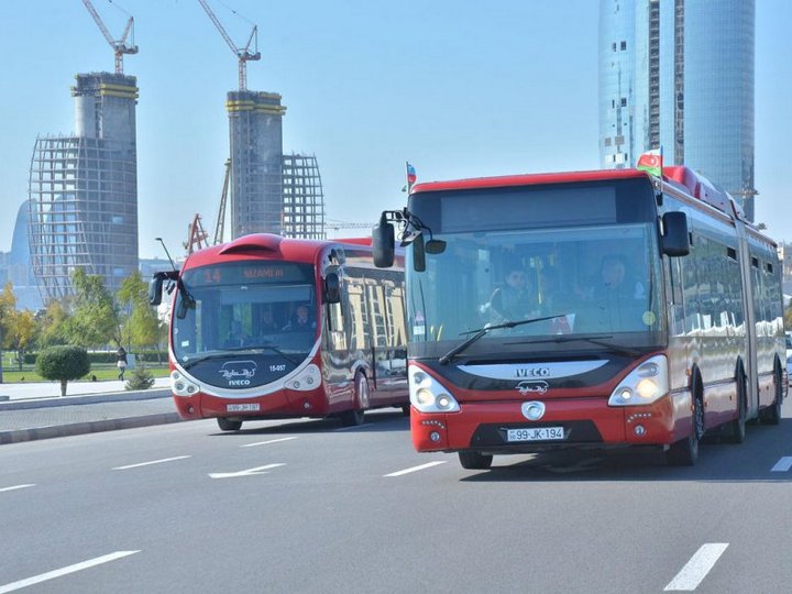 BNA gün ərzində avtobuslarla daşınan sərnişin sayını açıqladı