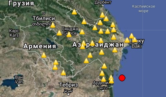 Тбилиси уровень моря. Сейсмическая активность Азербайджана. Землетрясение Масаллы. Карта Дербента со спутника. Избербаш на карте.