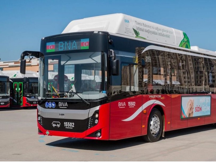 Bakıya yeni sərnişin avtobuslarının gətirilməsinə başlandı