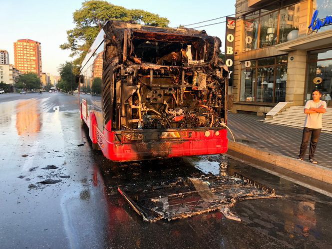 Заводской дефект мог привести к пожару в автобусах «BakuBus» - ФОТО - ВИДЕО - ОБНОВЛЕНО