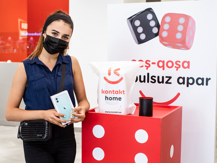 1000-й покупатель KONTAKT HOME выиграл iPHONE в кампании «Шеш-Гоша»