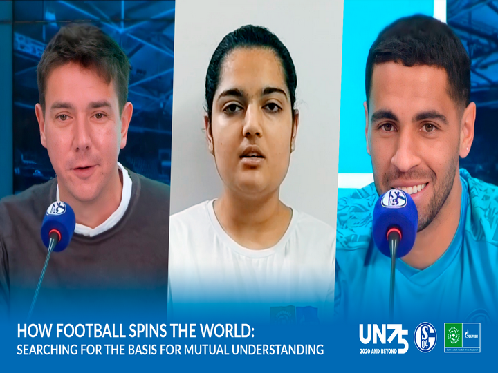 Футболисты ФК «Шальке 04» встретились с юными послами «Футбола для дружбы» в честь Международного дня мира